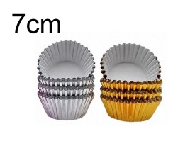 Pack 100 pirotines 7cm metalizados